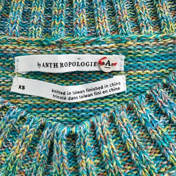 Anthropologie Giada Water Color Tie Dye Sweater Size Extra Small - Picture 8 of 9